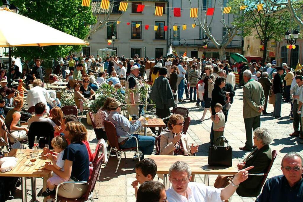 La Cigale - Vieux Village - Charmante Maisonnette Climatisee Avec Jardin Villeneuve-lès-Avignon Exterior photo